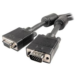 CABLES UNLIMITED Cables Unlimited 10ft SVGA Extension Cable Male to Female - 1 x HD-15 - 1 x HD-15 - 10ft - Black