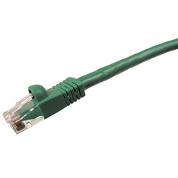 CABLES UNLIMITED Cables Unlimited 14ft Green Cat5e Snagless Patch Cable - 1 x RJ-45 - 1 x RJ-45 - 14ft - Green