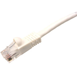 CABLES UNLIMITED Cables Unlimited 14ft White Cat5e Snagless Patch Cable - 1 x RJ-45 - 1 x RJ-45 - 14ft - White