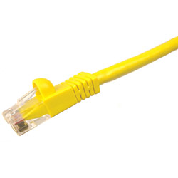 CABLES UNLIMITED Cables Unlimited 14ft Yellow Cat5e Snagless Patch Cable - 1 x RJ-45 - 1 x RJ-45 - 14ft - Yellow
