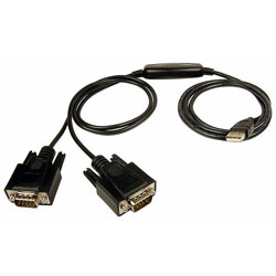 CABLES UNLIMITED Cables Unlimited USB Cable to Dual DB9 Serial Adapter