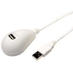 CABLES UNLIMITED Cables Unlimited White 5ft USB 2.0 Dock Cable - 1 x Type A USB - 1 x Type A USB - 5ft - White