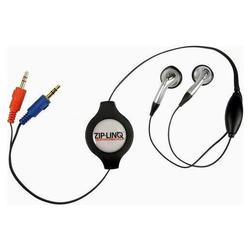 CABLES UNLIMITED Cables Unlimited Ziplinq Retractable Stereo VoIP Cable - Ear-bud