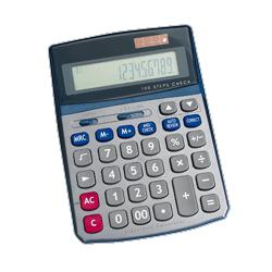 Compucessory Calculator, 12-Digit, 5-4/5 x7-3/5 x2 (CCS02200)