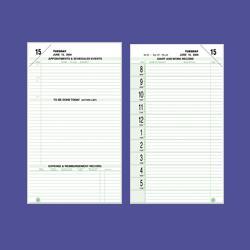 Daytimer/Acco Brands Inc. Calendar Refill, Jan-Dec, 2 PPD, Desk Size, 5-1/2 x8-1/2 (DTM92010)