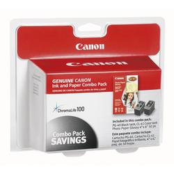 CANON - SUPPLIES Canon Ink Cartridge Photo Paper Combo Pack - Cartridge, Photo Paper