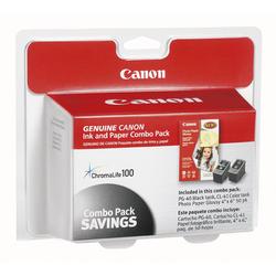CANON - SUPPLIES Canon Ink Cartridge Photo Paper Combo Pack - Cartridge, Photo Paper