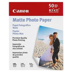 Canon Matte Photo Paper - Letter - 8.5 x 11 - Matte - 50 x Sheet - White