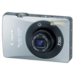 CANON USA - DIGITAL CAMERAS Canon PowerShot SD750 7.1 Megapixel Black Digital Camera