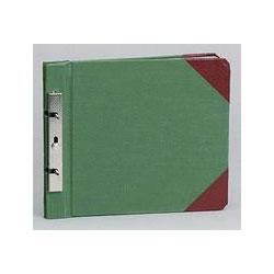 Wilson Jones/Acco Brands Inc. Canvas Sectional Post Binder for 8-1/2 x 14 Sheets, 2-3/4 C. to C., Green/Red (WLJ27831)