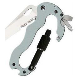 Kershaw Carabiner Tool, Silver Body, Comboedge