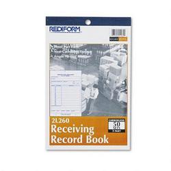Rediform Office Products Carbonless Receiving Record Book, Triplicate, 50 Sets/Book (RED2L260)
