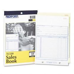Rediform Office Products Carbonless Sales Books, Duplicate Style, 5-1/2 x 7-7/8, 50 Sets per Book (RED5L320)