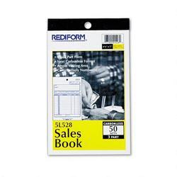 Rediform Office Products Carbonless Sales Books, Triplicate Style, 4-1/4 x 6-3/8, 50 Sets per Book (RED5L528)