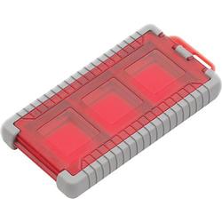 Gepe Card Safe Mini, Case for Memory Stick, MultiMedia & Secure Digital Cards (Red)