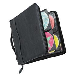 Case Logic CD Case - Book Fold - Koskin - Black - 128 CD/DVD
