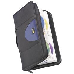 Case Logic ProSleeve II Sportsbinder CD Case - Book Fold - Fabric - Blue, Black - 60 CD/DVD