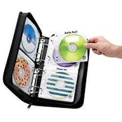 Case Logic Value Line 4-ring ProSleeve CD Binder - Slide Insert - 60 CD/DVD