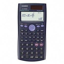 Casio Solar Scientific Calculator - 2 Line(s) - 10 Character(s) - Solar Powered - Gray