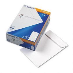 Westvaco Catalog Envelopes, 24-lb. White Wove, Gummed Flap, 6 x 9, 100/Box (WEVCO627)