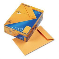 Westvaco Catalog Envelopes, 28-lb. Kraft, Gummed Flap, 6 x 9, 100/Box (WEVCO649)