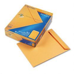 Westvaco Catalog Envelopes, 28-lb. Kraft, Gummed Flap, 9-1/2x12-1/2, 100/Box (WEVCO679)