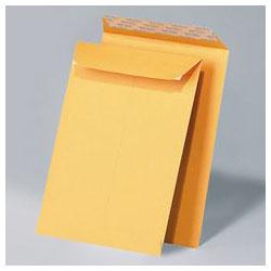 Mead Westvaco Catalog Envelopes, Self-Seal End Flap, Brown Kraft, 6 x 9, 100/Box (WEVCO729)