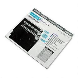 Master Prod Mfg. Co./Premier Martin Yale Catalog Rack Index Dividers with Blank Tabs, 5 per Set (MATB5175M)