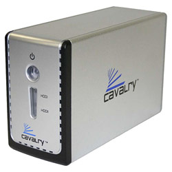Cavalry 1TB (2x500GB) USB 2.0 External Hard Drive