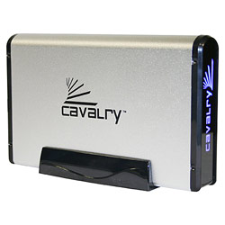 Cavalry 300GB 3.5 7200RPM USB 2.0 External Hard Drive with One Touch Back-Up for PC