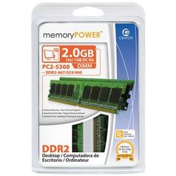 Centon Electronics Centon 2GB DDR2 SDRAM Memory Module - 2GB (2 x 1GB) - 667MHz DDR2-667/PC2-5300 - DDR2 SDRAM - 240-pin DIMM