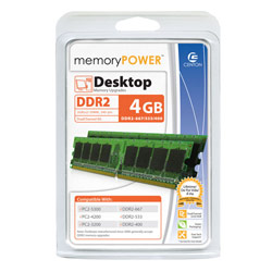 Centon Electronics Centon 4GB KIT PC2-5300 (667Mhz) DDR2 DIMM Memory