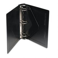 Wilson Jones/Acco Brands Inc. Century Molded Plastic Ring Binder, 11 x 8-1/2, Metal Hinges, 2 Cap., Black (WLJ36744)