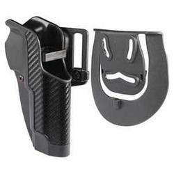 Blackhawk Cf Holster W/bl & Paddle, Matte Finish, Rh, Bk, Glock 19