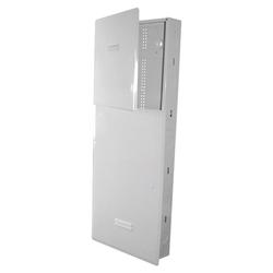 Channel Vision C-0138DD Double Door, Hinged Metal Structured Wiring Panel Cover with Lock