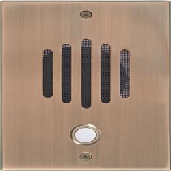 Channel Vision DP-0232 Large Solid Brass Door Stations