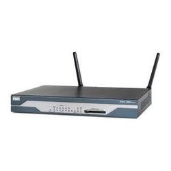 CISCO - REBOX BUYBACKS Cisco 1801 Integrated Services Router - 8 x 10/100Base-TX LAN, 1 x 10/100Base-TX WAN, 1 x ADSL WAN, 1 x ISDN BRI (S/T) WAN