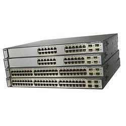 CISCO Cisco Catalyst 3750G-24TS Stackable Gigabit Ethernet Switch - 24 x 10/100/1000Base-T LAN (WS-C3750G-24TS-E1U)