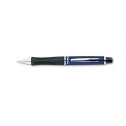 Pentel Of America Clarius™ Retractable Ball Pen, Medium Point, Sapphire Blue Barrel/Black Ink (PENBK601CA)