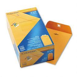 Westvaco Clasp Envelopes, Kraft, 6 x 9, 100/Box (WEVCO955)