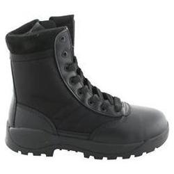 Original Swat Classic 9 In., Steel Toe, Side Zip, Black, Size 7 1/2