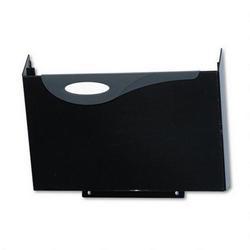 RubberMaid Classic Hot File® Add-On Wall File Pocket with Labels/Holders, Letter, Black (RUB16611)