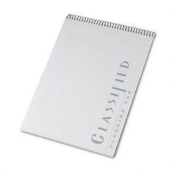 Tops Business Forms Classified™ White Cover Notebook, 8-1/2 x 11-3/4, Legal Rule, 70 Sheets (TOP99710)