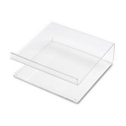 Kantek Inc Clear Acrylic Telephone Stand, 10w x 10d x 3-3/4h (KTKATS560)