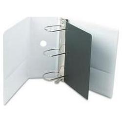 Cardinal Brands Inc. ClearVue™ XtraValue™ D-Ring Presentation Binder, White Vinyl, 5 Capacity (CRD17950)