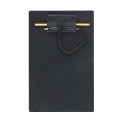 Mmf Industries Clipboard,Attached Pen,Spring-Loaded Clip,Ltr Size,Black (MMF258470004)