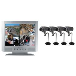 Clover TFT-1504Q 4-Channel Quad Observation System - Monitor, 4 x Camera - 15 Active Matrix TFT Color LCD