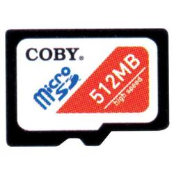 Coby Electronics 512MB microSD Card - 512 MB