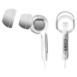 Coby Electronics CV-E91 Digital Stereo Earphone - - White