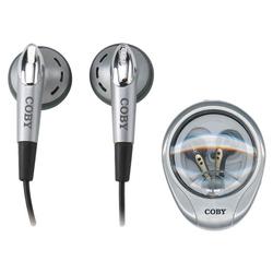 Coby Electronics CVE20 Stereo Earphone - - Black